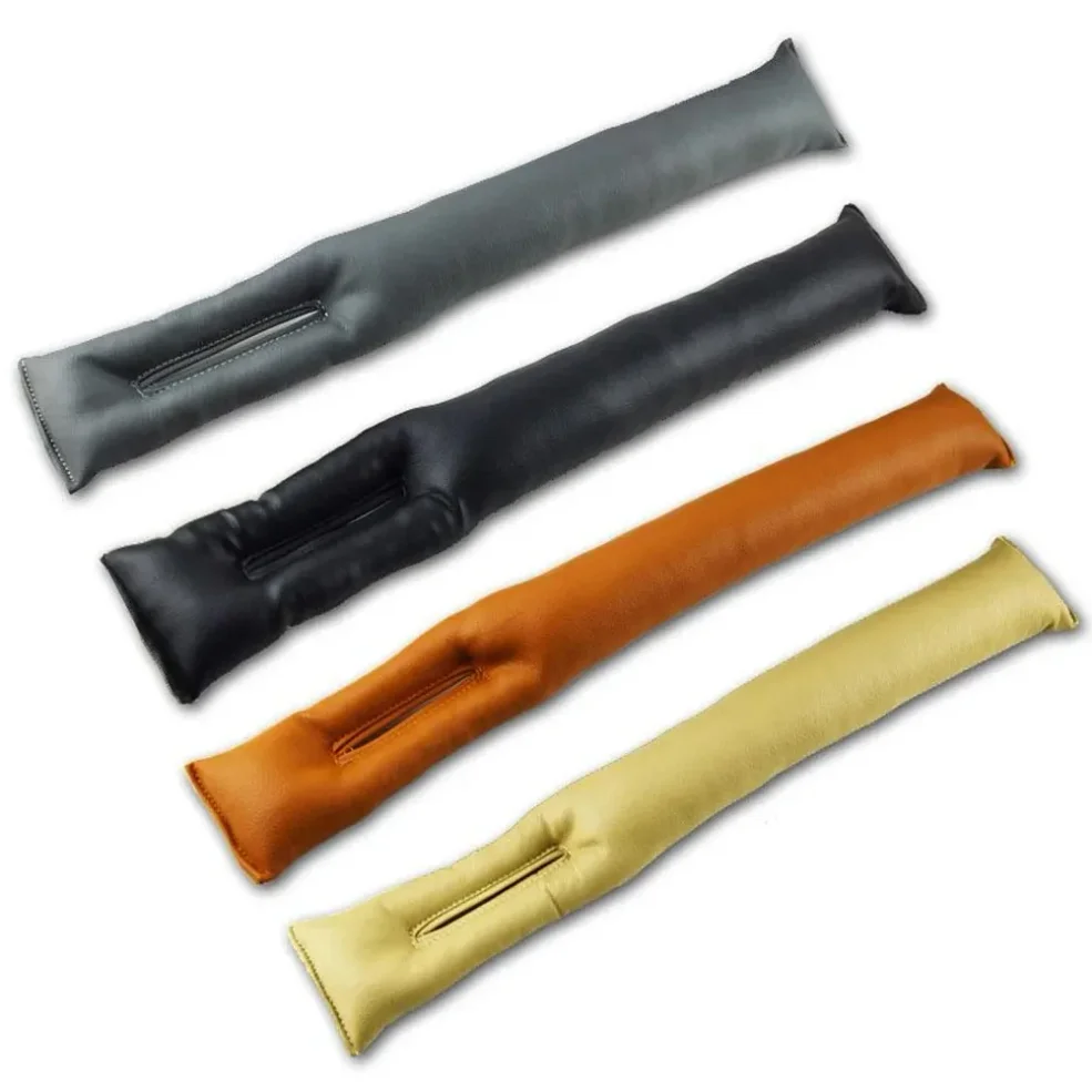 Car Seat Gap Filler Soft Car Styling Padding Leather Leak Pads Plug Spacer Universal Car Accessories Interior Car Organizer - الصورة 10